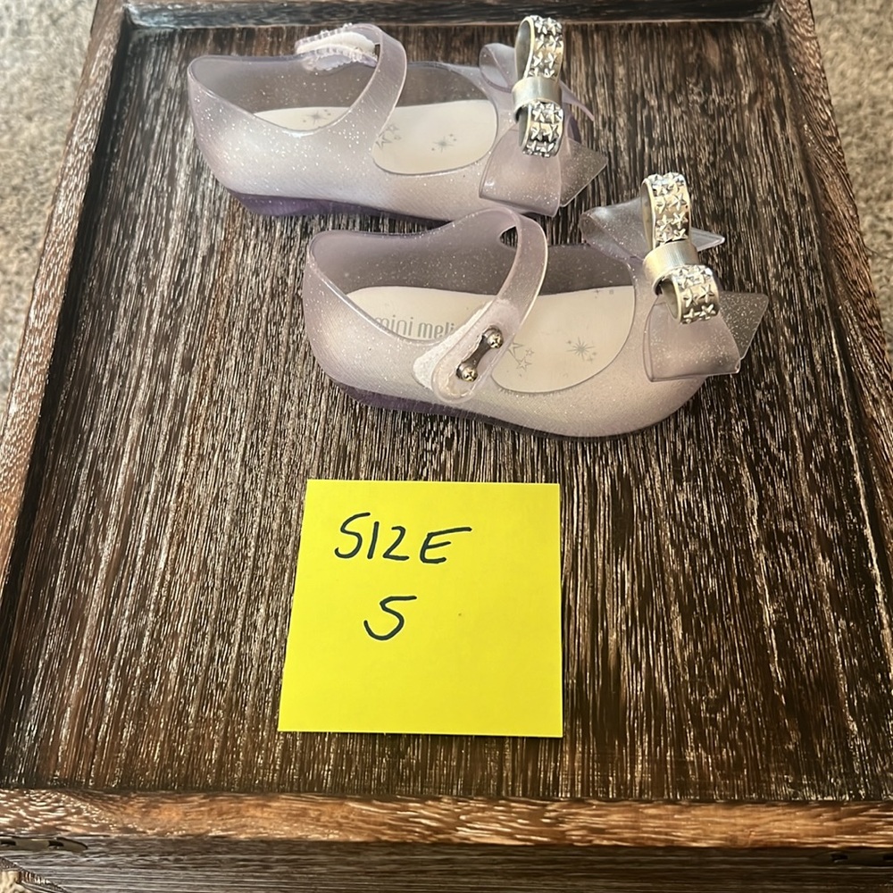 New Mini Melissa Clear Shoes for baby - Size 5 - Picture 2 of 4